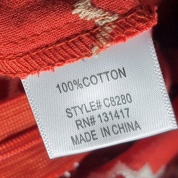 Francesca's Blue Rain Clay Red Multicolor Stripe Romper 100% Cotton Size S - Picture 11 of 11